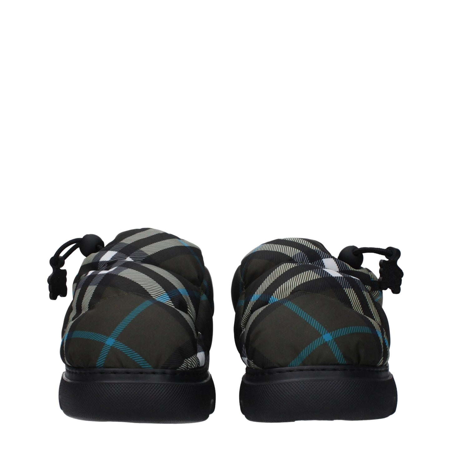 Burberry Green Fabric Ankle Slip-On