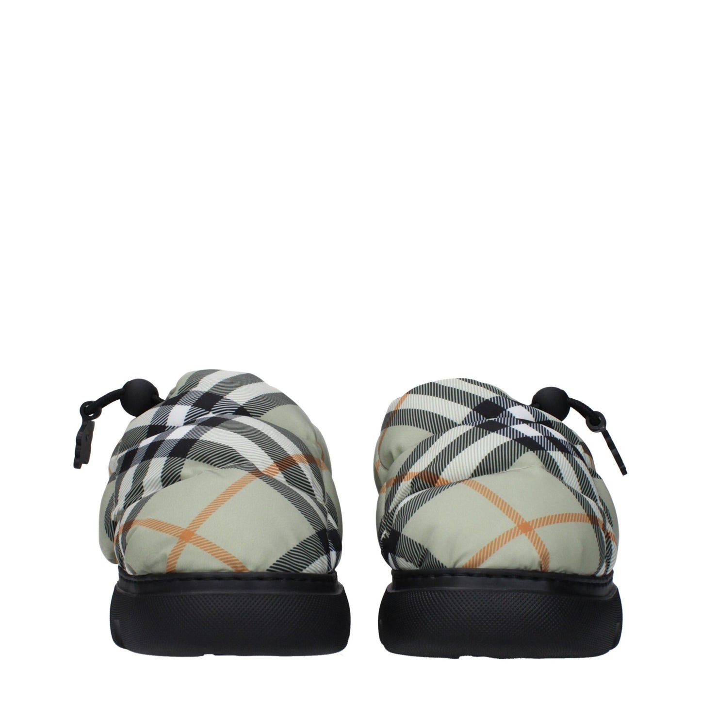 Burberry Green Fabric Ankle Slip-On