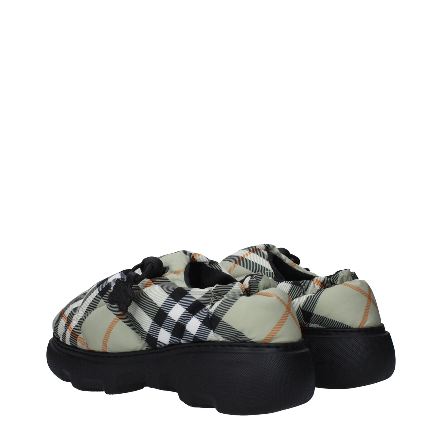 Burberry Green Fabric Ankle Slip-On