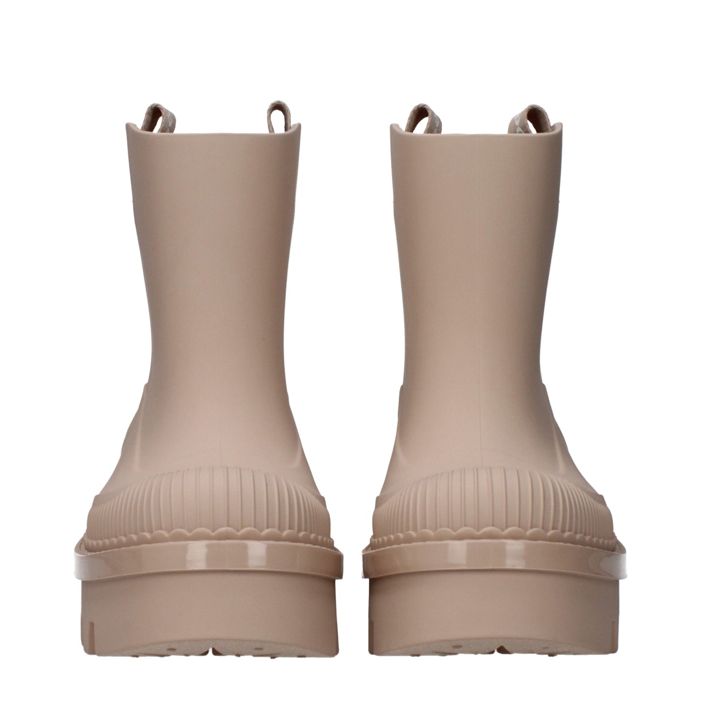 Chloé Pink Beige Raina Ankle Boots