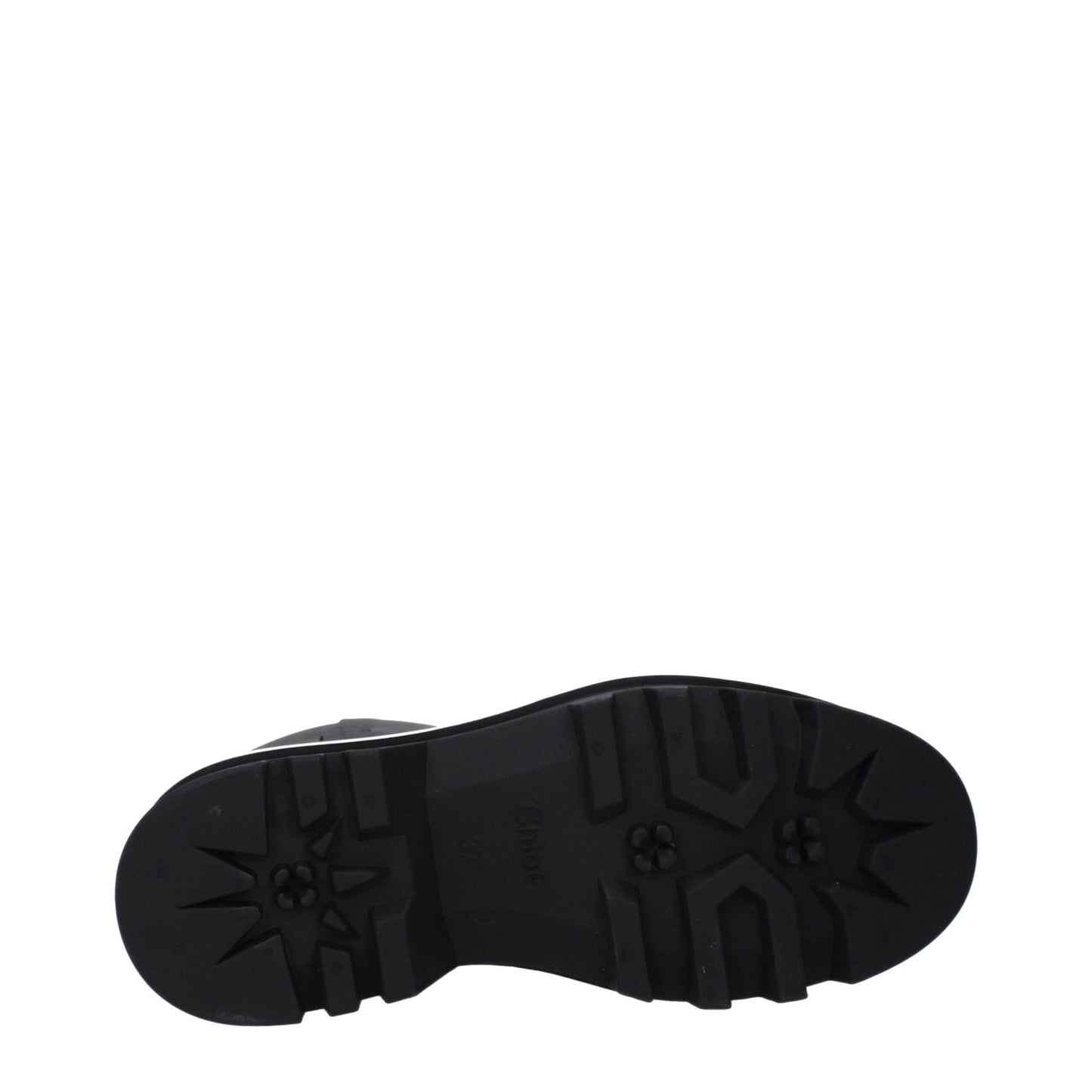 Chloé Black Rubber Raina Ankle Boots