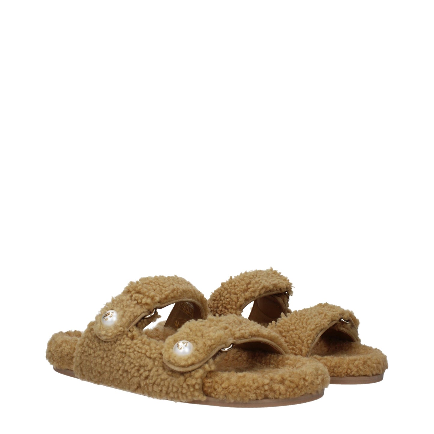 Jimmy Choo Brown Fabric Slipper - Chic Elegance for Every Occasion