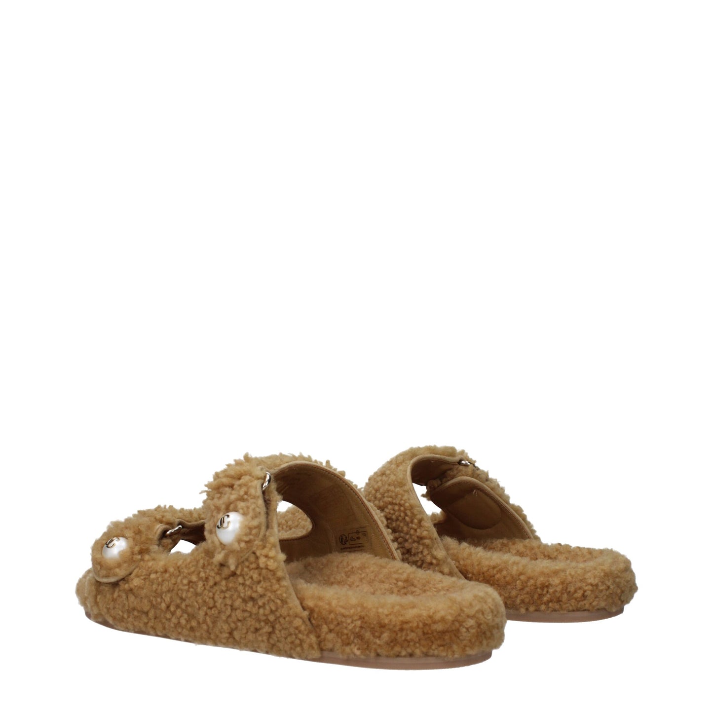 Jimmy Choo Brown Fabric Slipper - Chic Elegance for Every Occasion