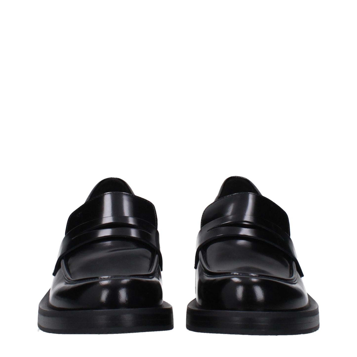Stuart Weitzman Black Leather Loafer - Elegant and Versatile Footwear