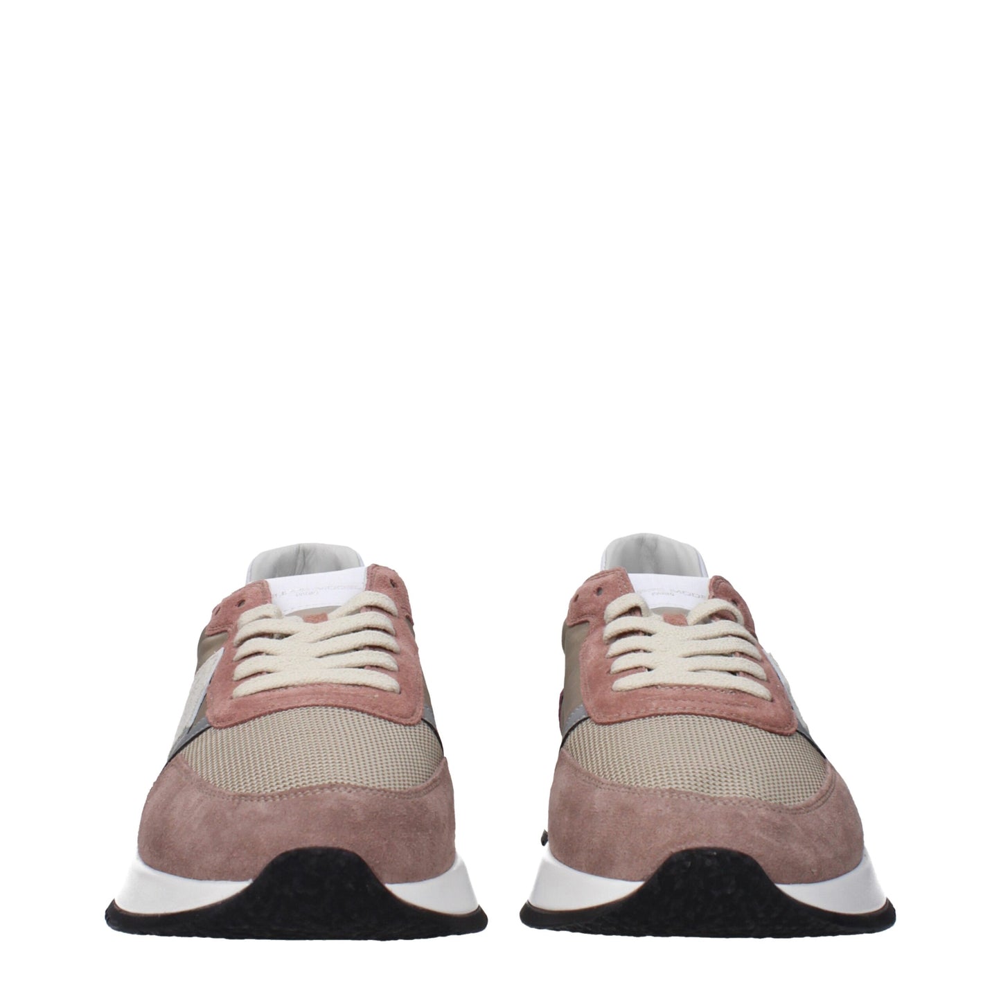 Philippe Model Beige Fabric Sneakers