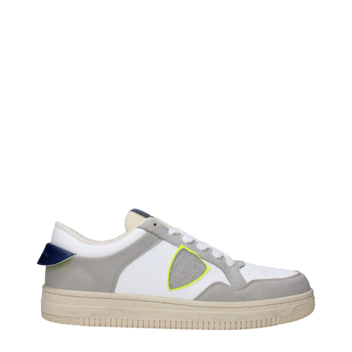 Philippe Model White Leather Sneakers - Timeless Elegance