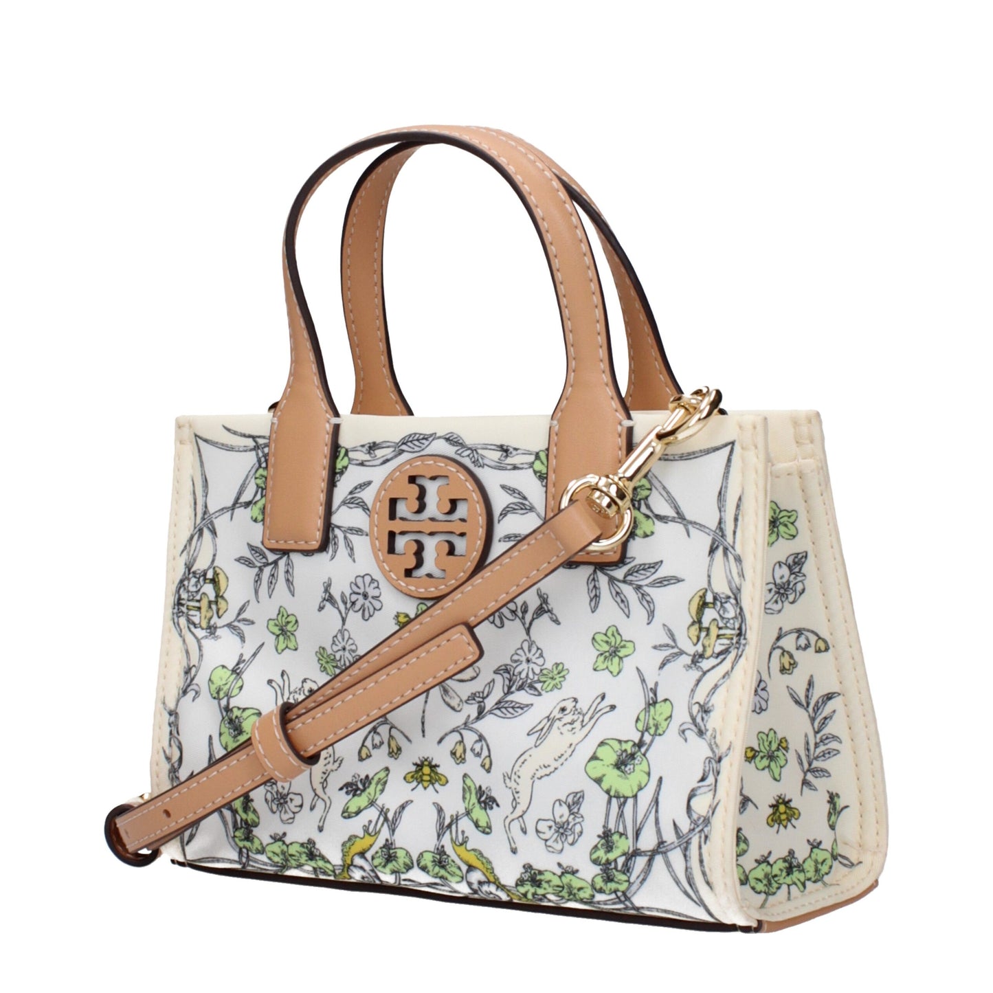 Tory Burch Beige Fabric Handbag - Elegant Versatility