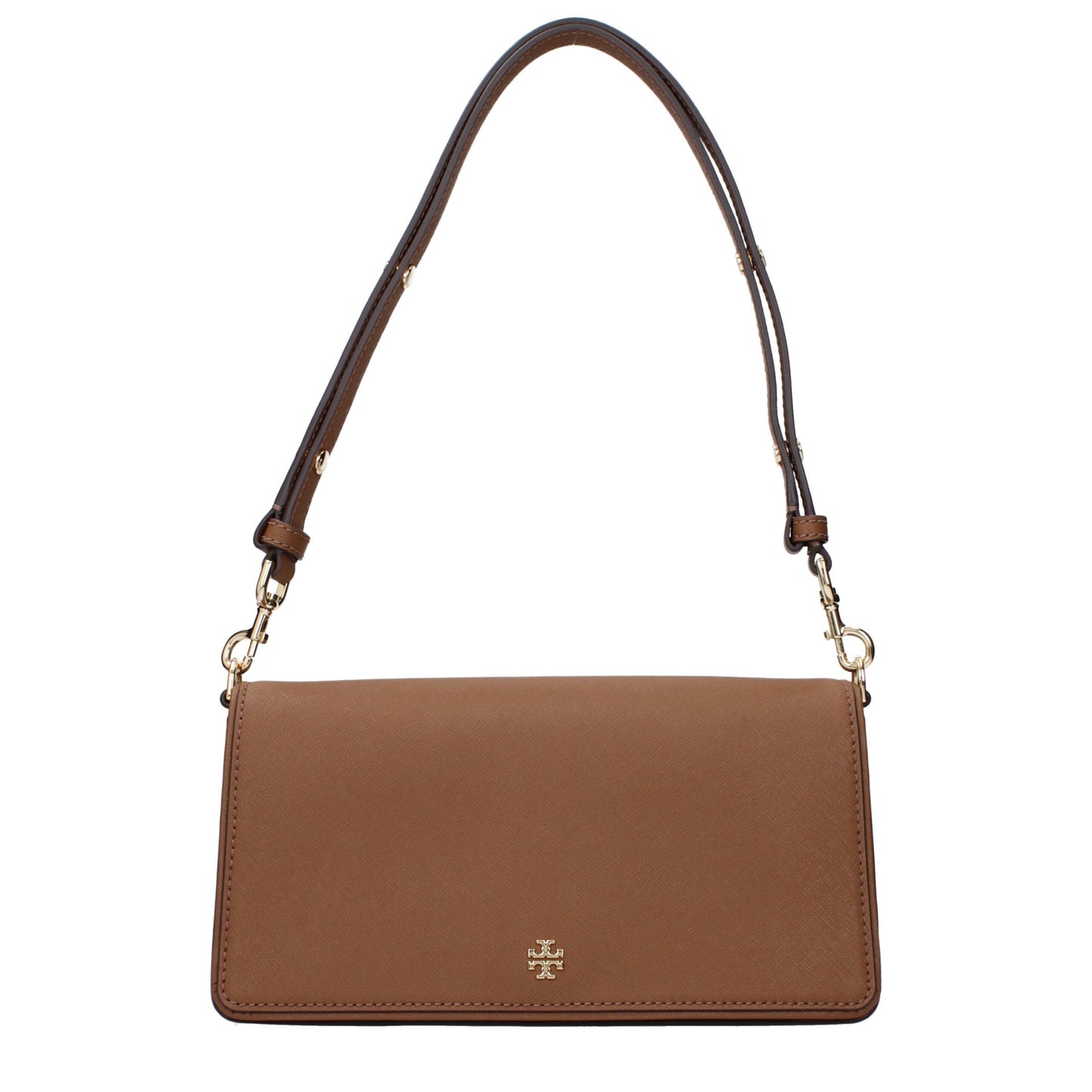 Tory Burch Brown Leather Shoulder Bag - Timeless Elegance