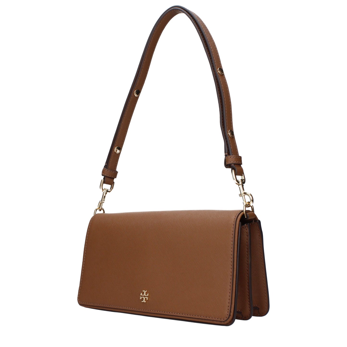 Tory Burch Brown Leather Shoulder Bag - Timeless Elegance