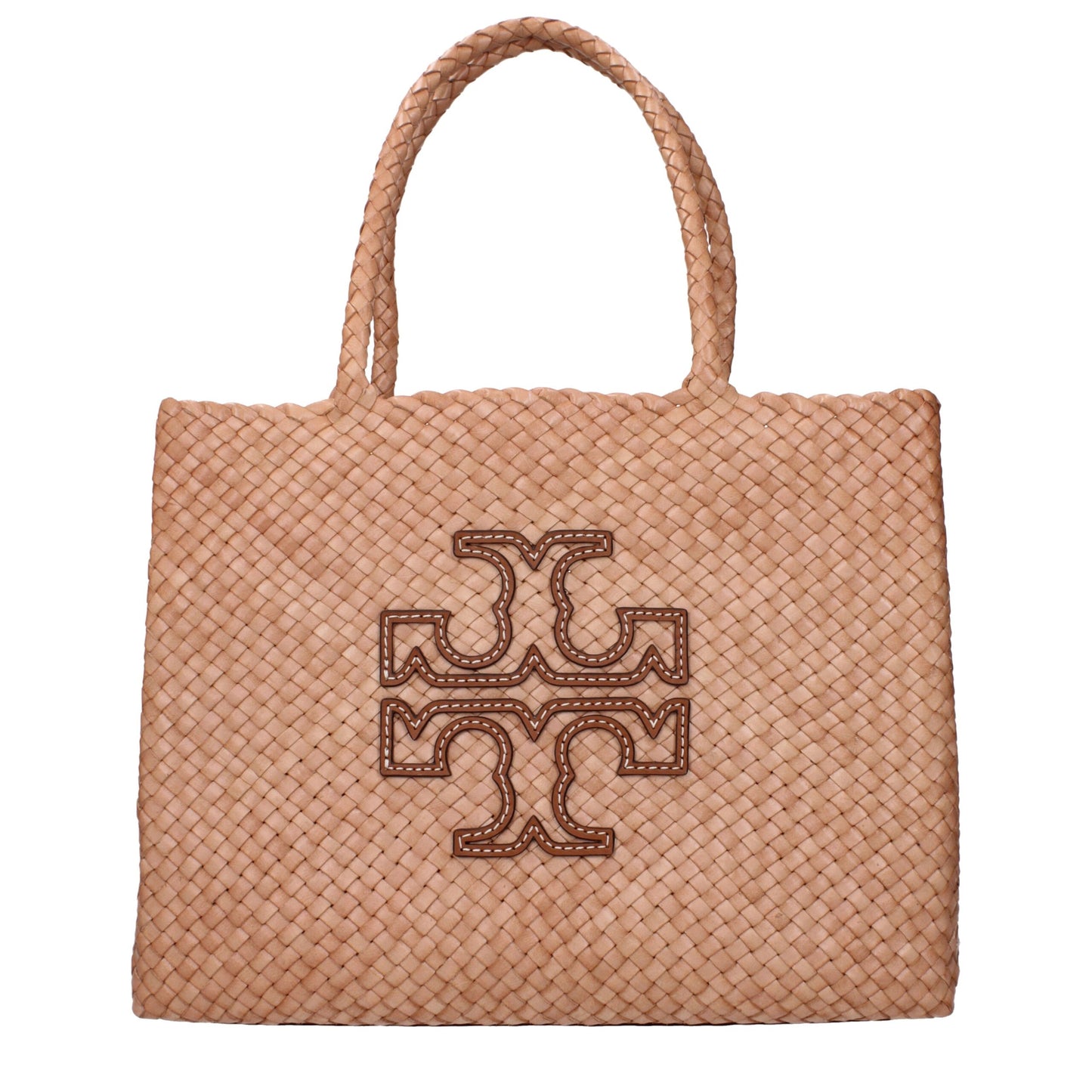 Tory Burch Pink Leather Shoulder Bag with Removable Clutch