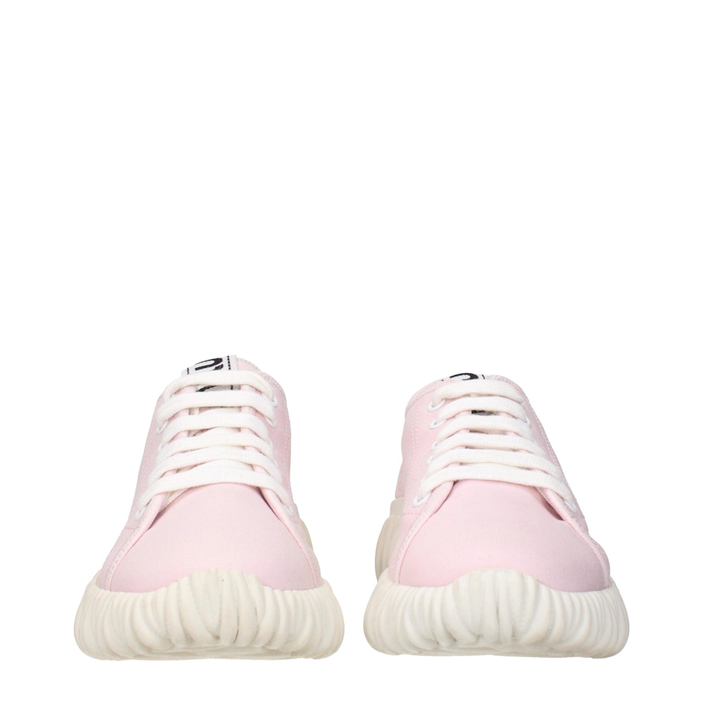 Miu Miu Pink Fabric Low Tops - Elegant Sneakers for Every Occasion