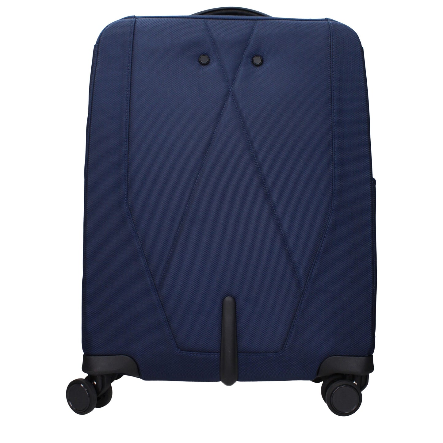 Piquadro Blue Fabric Wheelie Luggage Trolley
