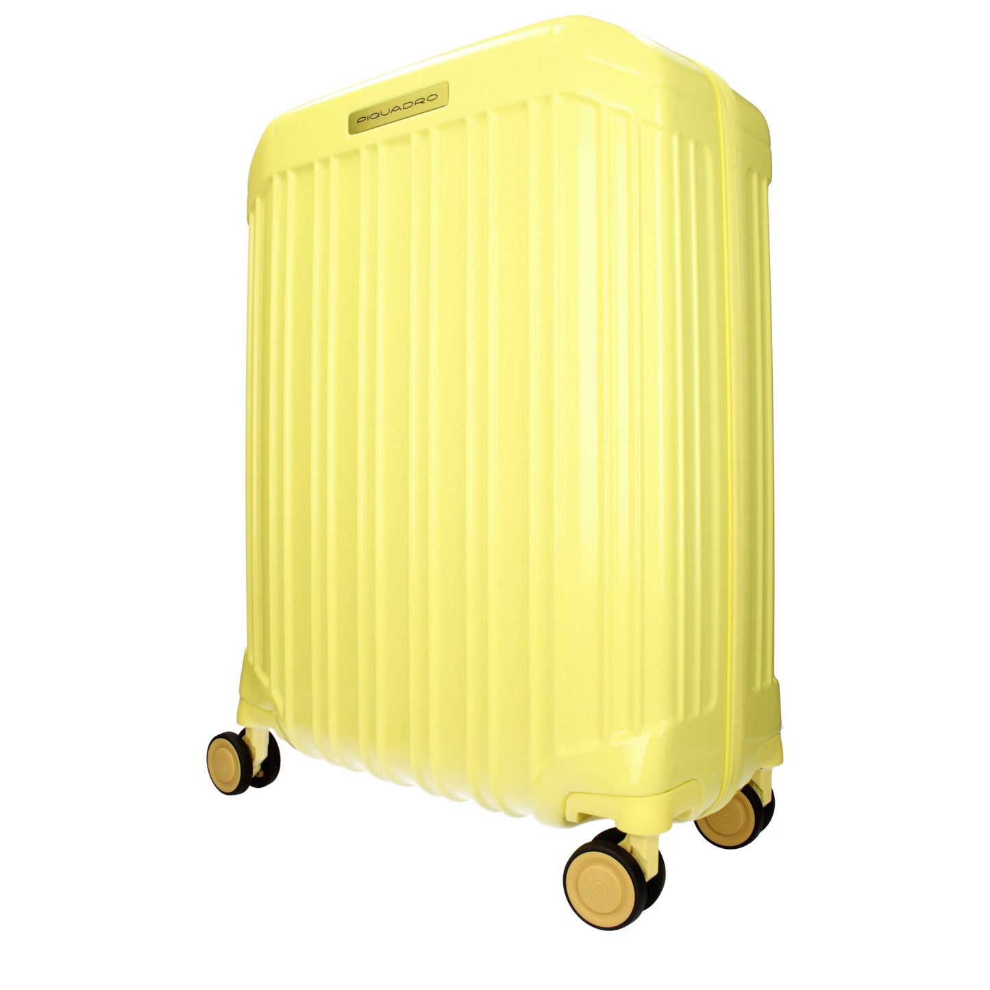Piquadro Yellow Polycarbonate Trolley Case
