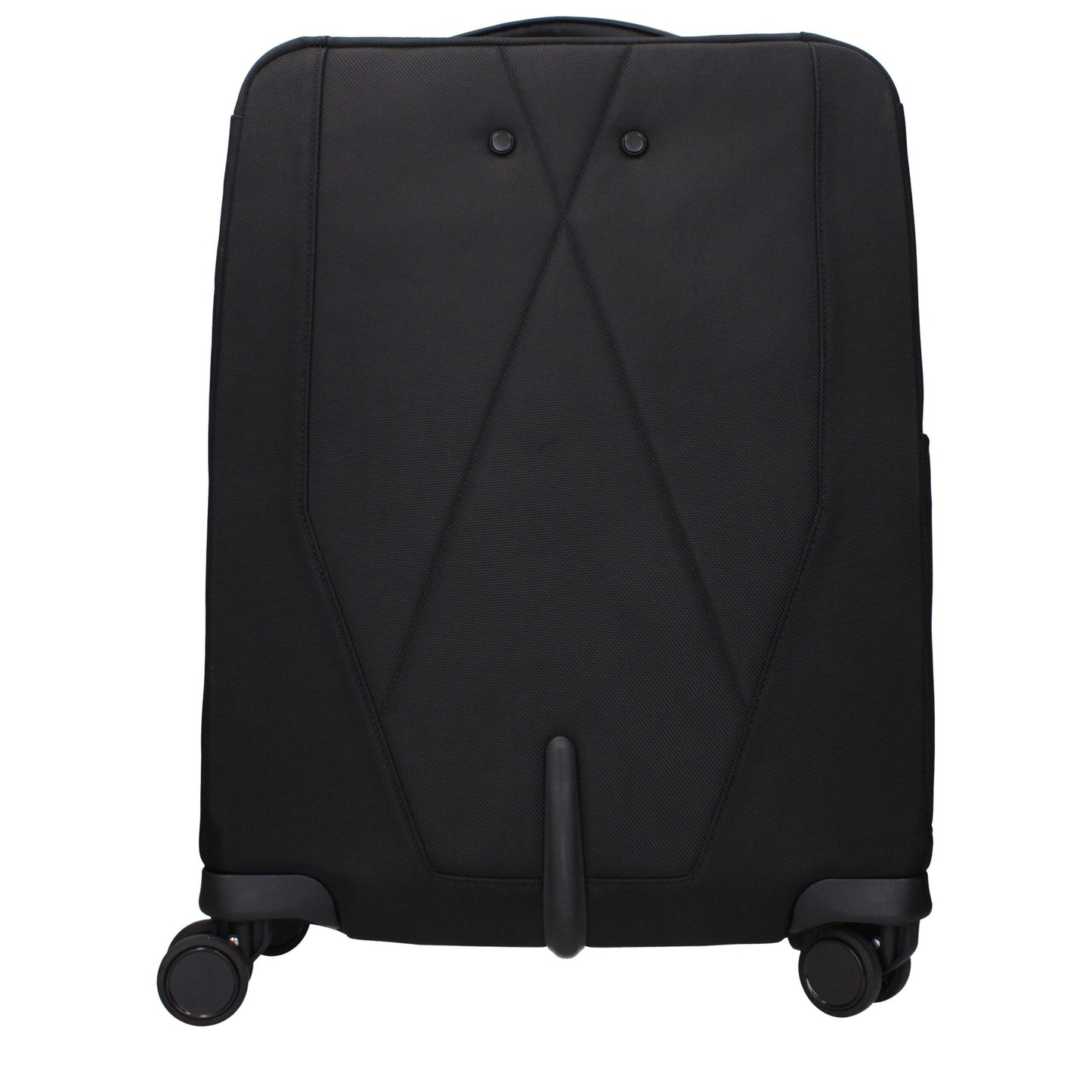 Piquadro Black Fabric Trolley Luggage