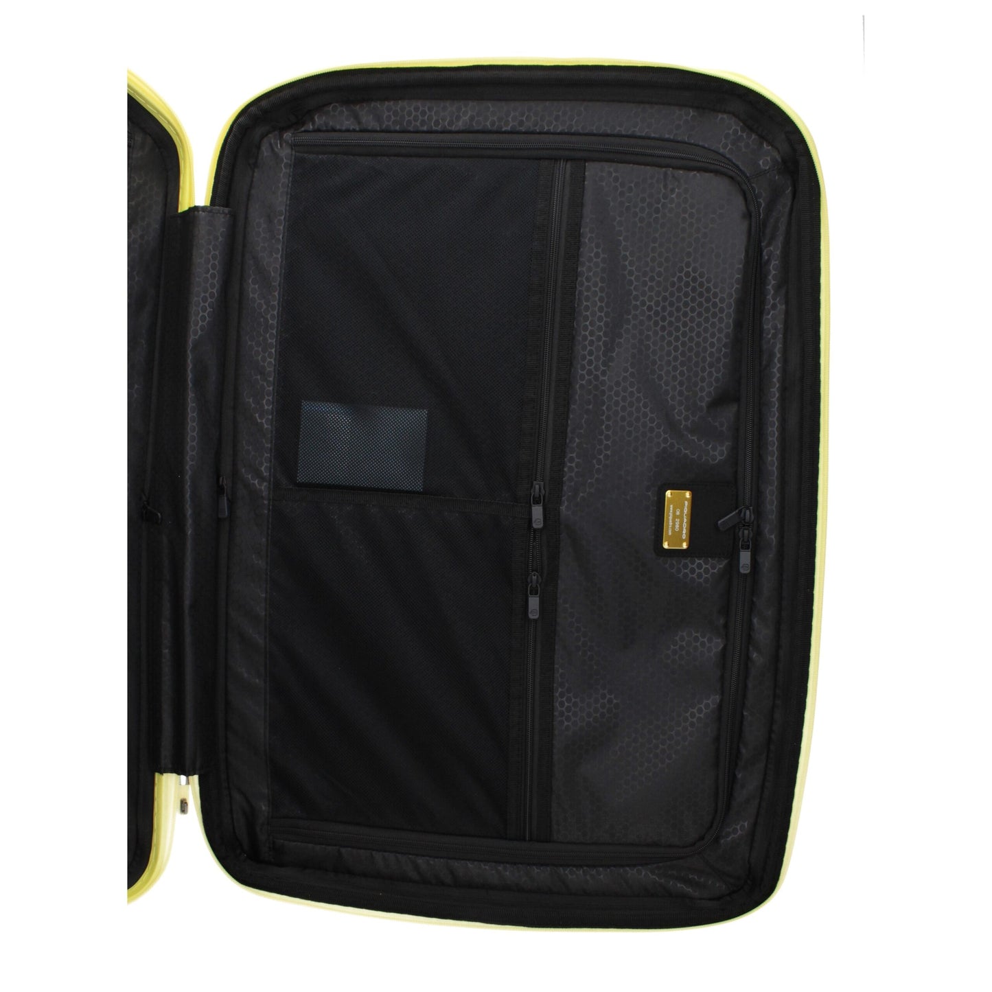 Piquadro Yellow Polycarbonate Trolley