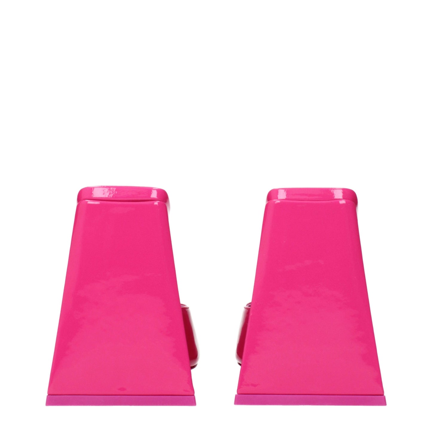 The Attico Pink Leather Platforms