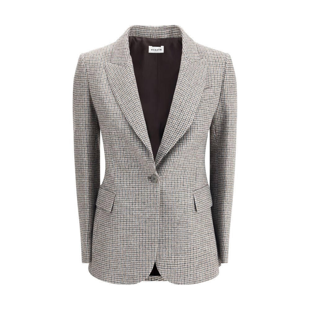 P.A.R.O.S.H. Houndstooth Patterned Jacket