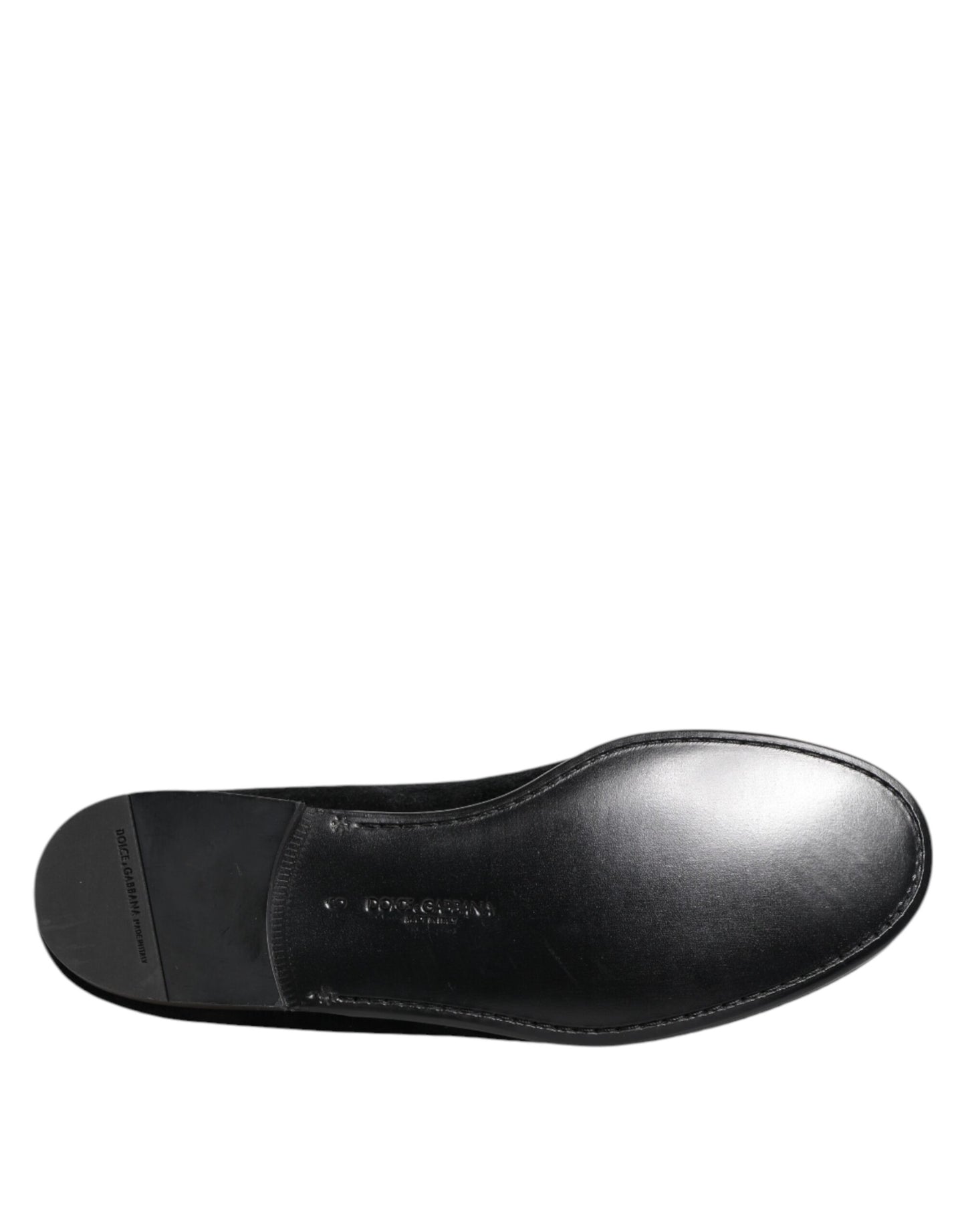 Dolce & Gabbana Black Jacquard Loafers – Exquisite Formal Men's Dress Shoes