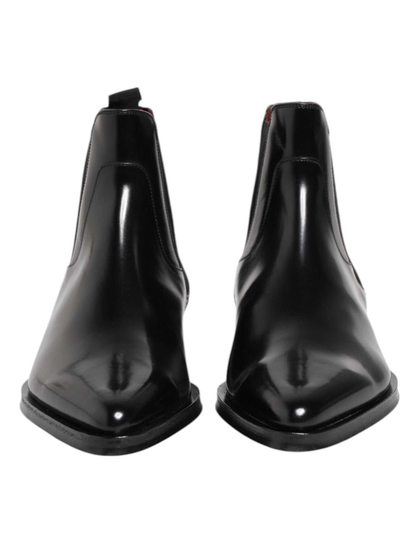 Dolce & Gabbana Black Leather MILLENIALS Mid Calf Boots