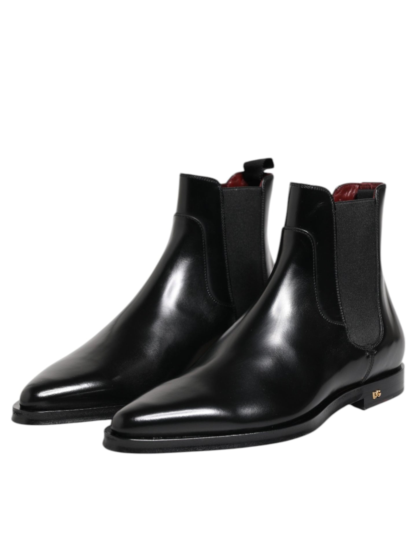 Dolce & Gabbana Black Leather MILLENIALS Mid Calf Boots