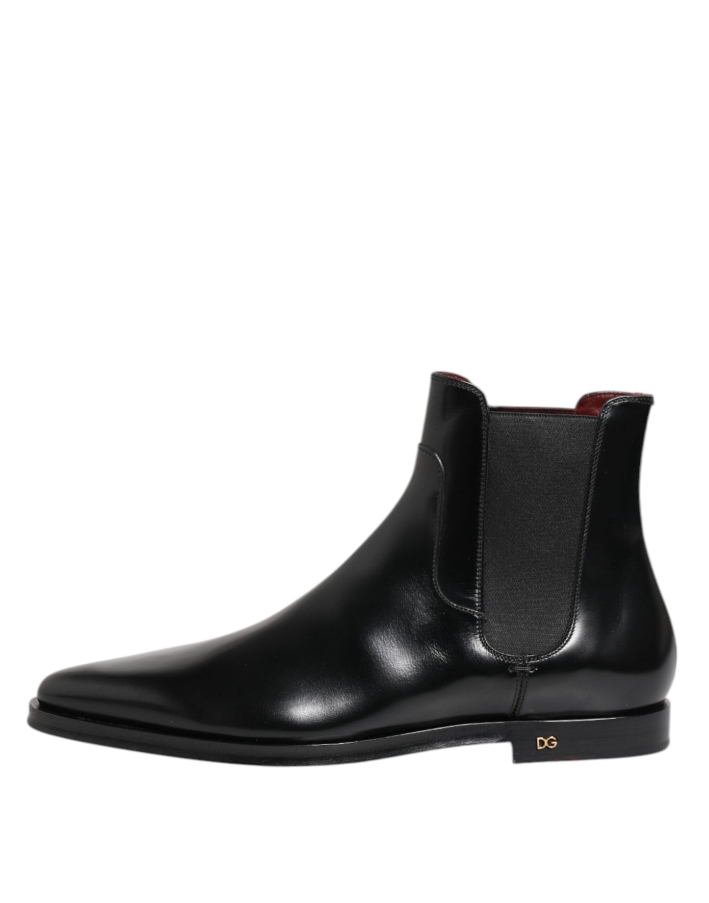 Dolce & Gabbana Black Leather MILLENIALS Mid Calf Boots