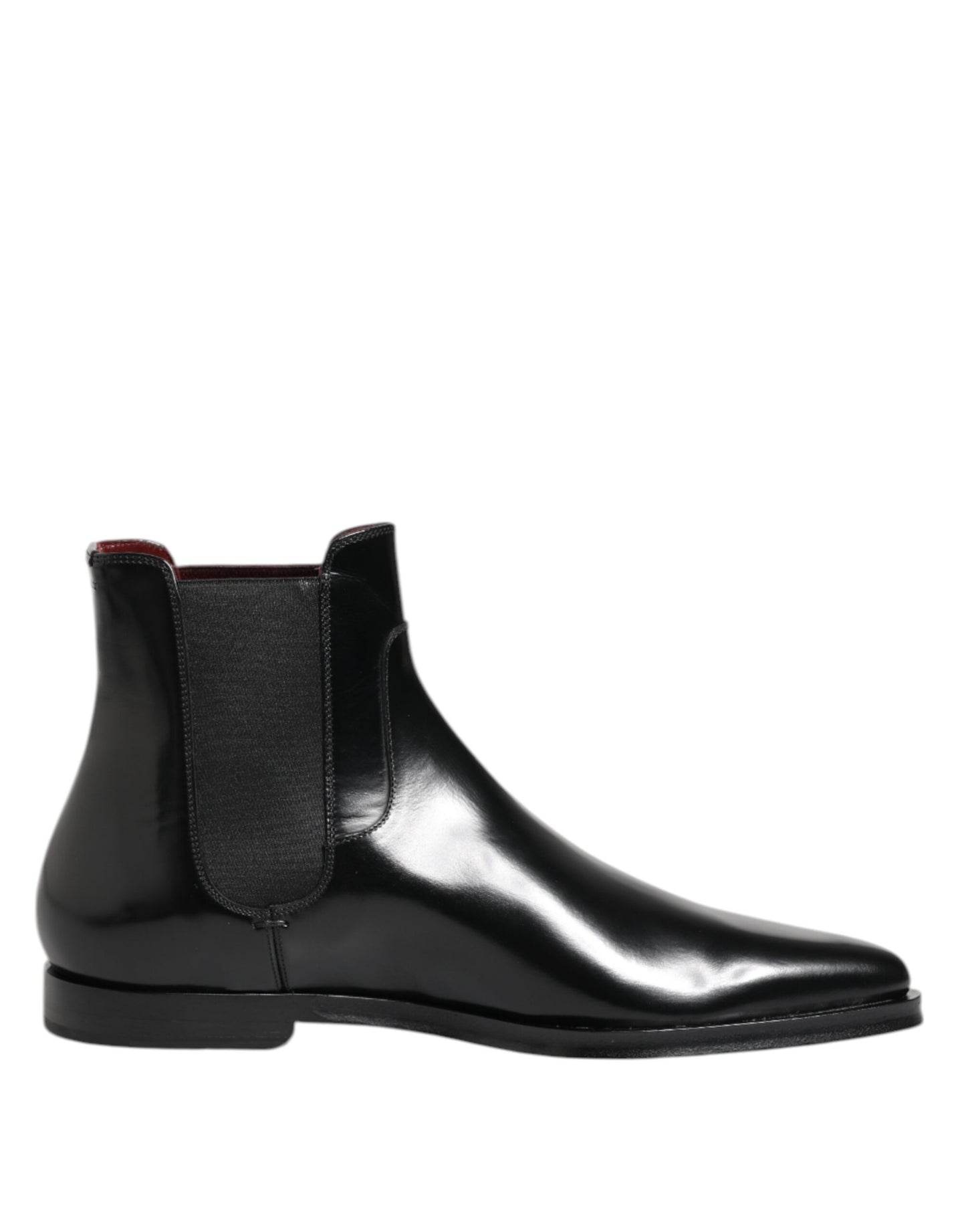 Dolce & Gabbana Black Leather MILLENIALS Mid Calf Boots