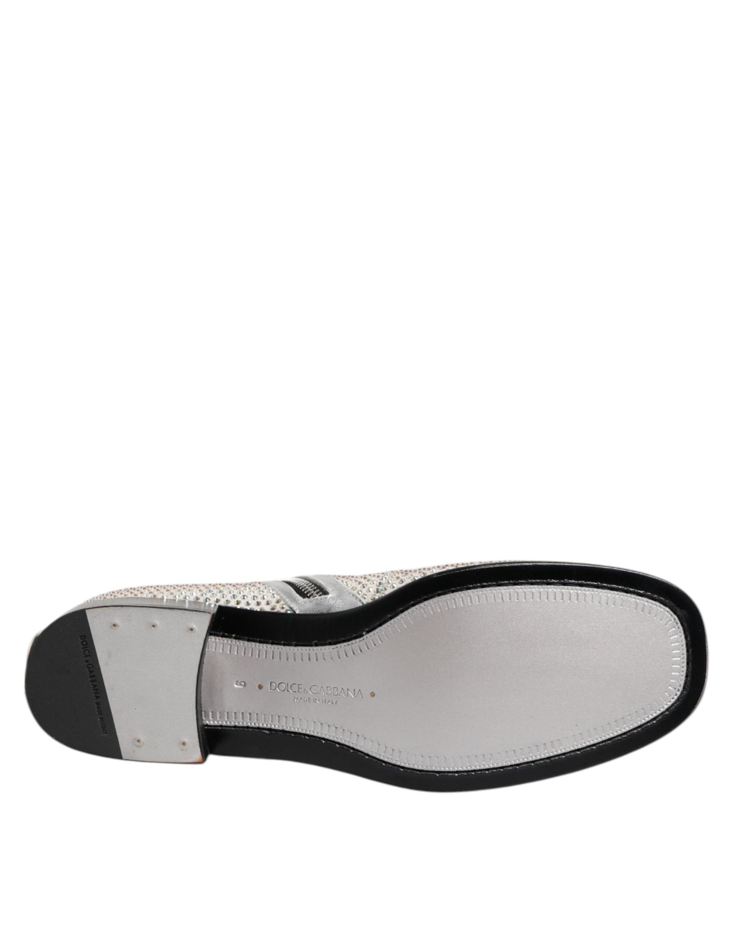 Dolce & Gabbana White Strass DG Logo Heels Ankle Boots