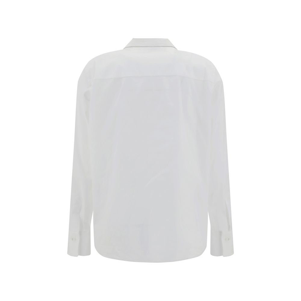 Brunello Cucinelli Cotton Shirt with Iconic Jewelry Details