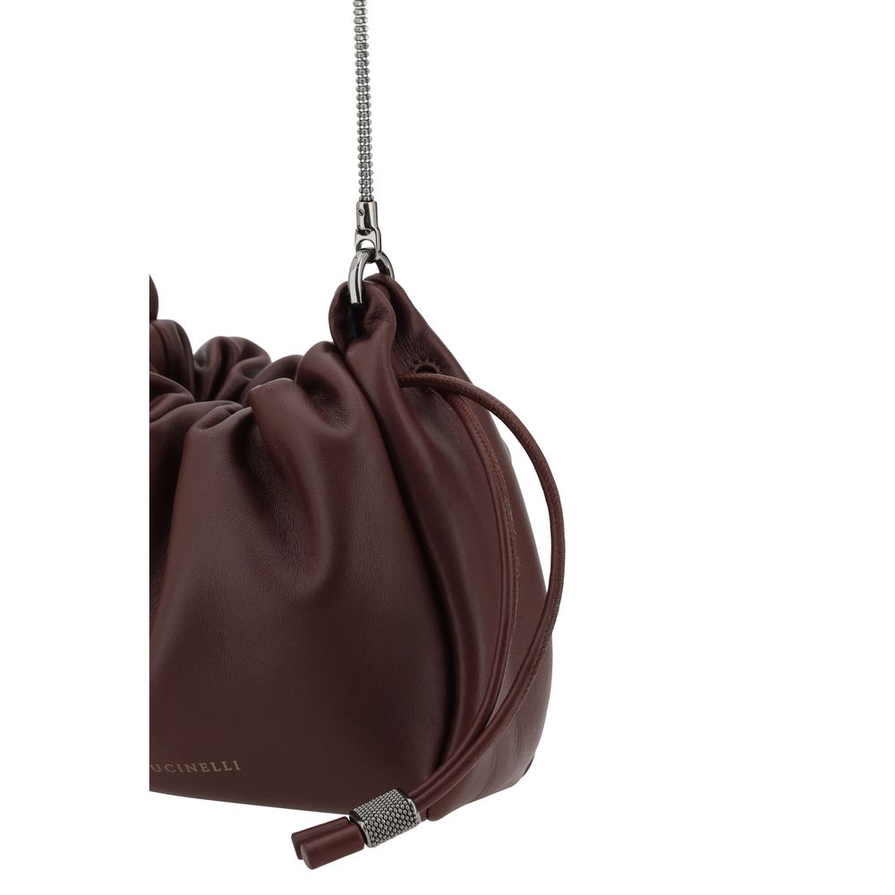 Brunello Cucinelli Bucket Mellow Mini Shoulder Bag