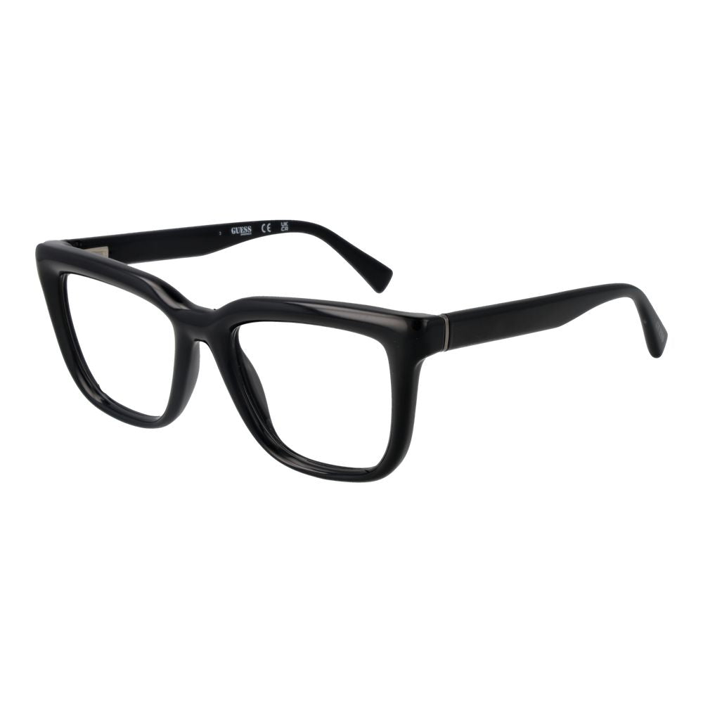 Guess Unisex Optical Glasses – Black Full-Rim Frame, 52mm