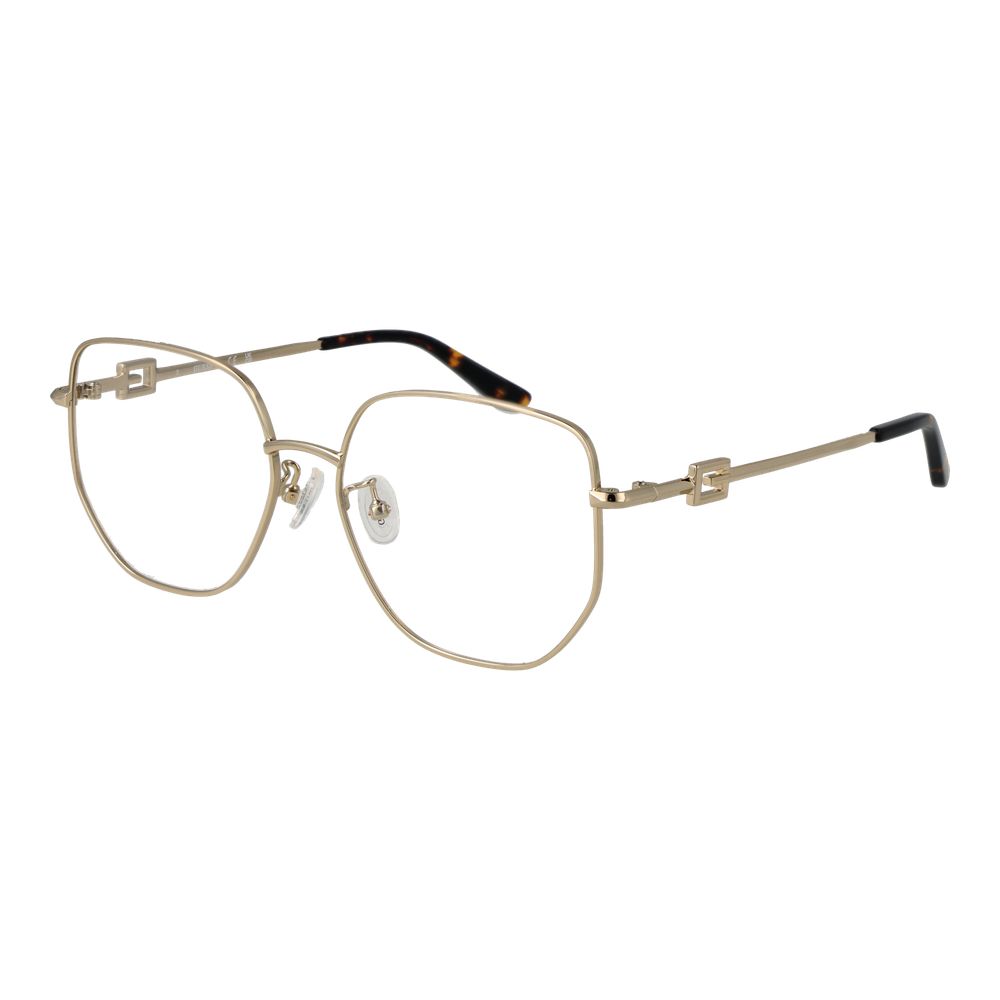 Guess Women’s Optical Frames – Gold Square Full-Rim, 55mm