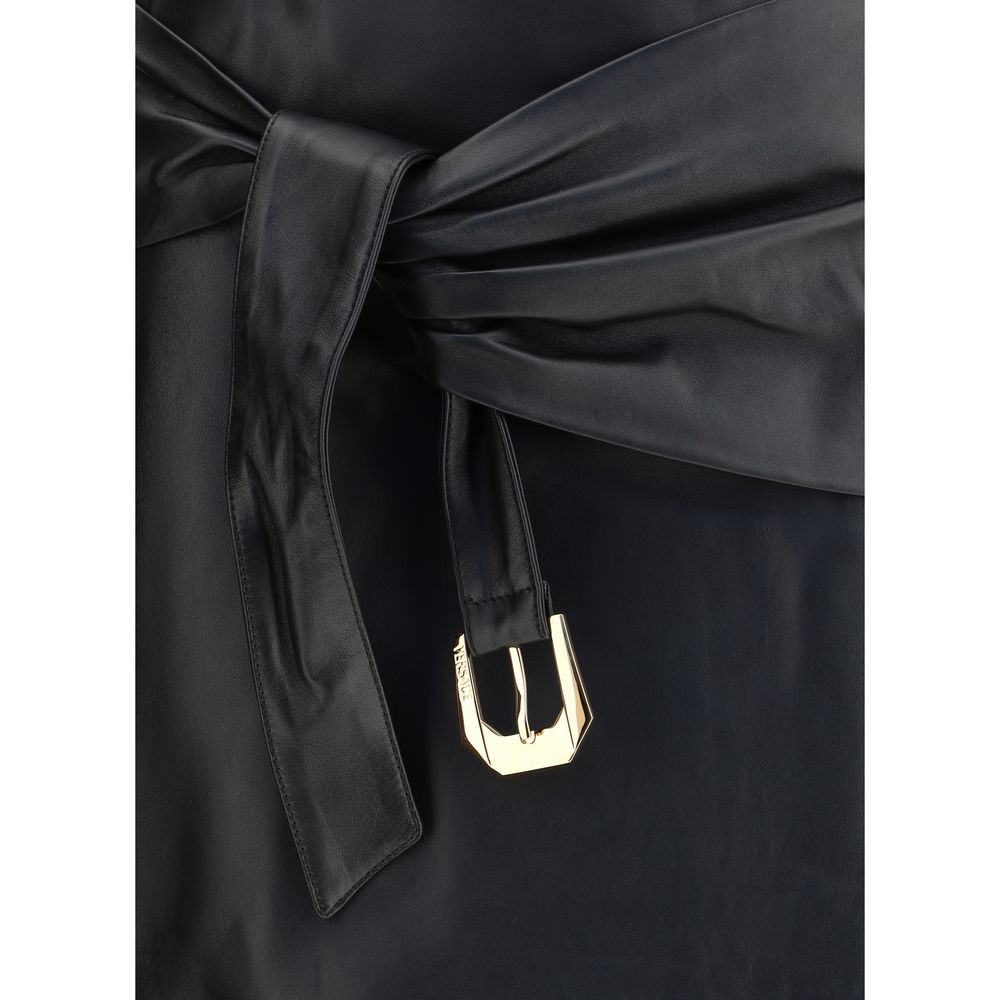 Versace Lambskin Miniskirt - Elegance Meets Boldness