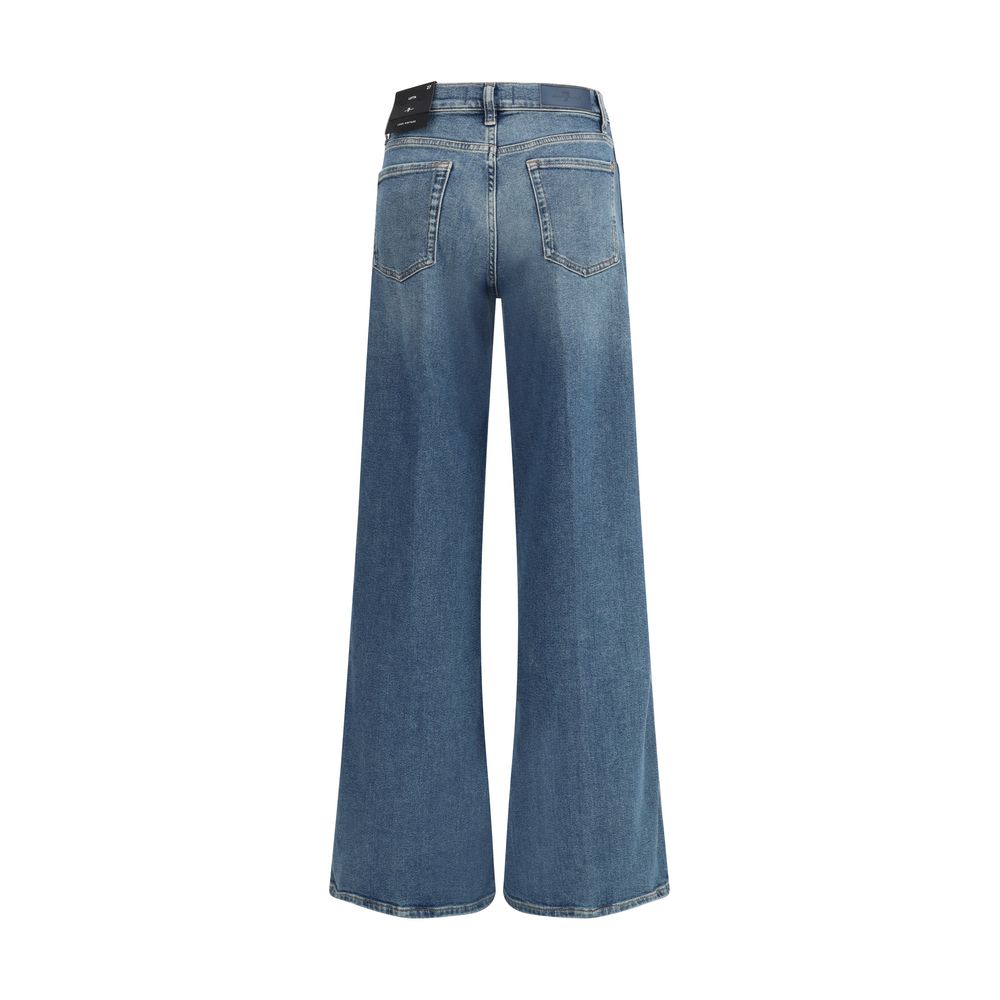 7FOR Lotta Luxe Wide Leg Jeans