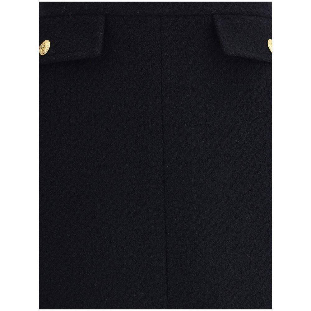 Chloé Bouclé Wool Midi Skirt