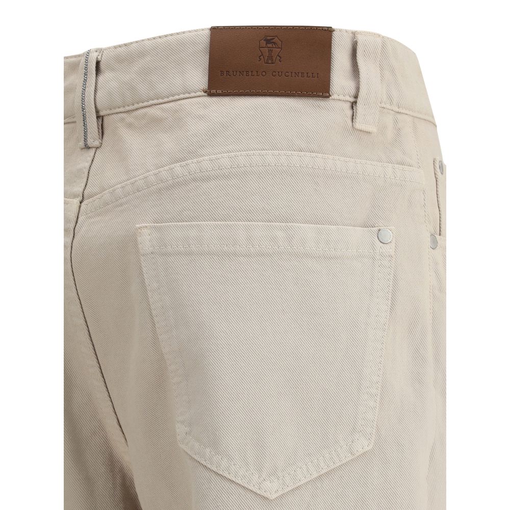 Brunello Cucinelli Straight Dyed Jeans - Elegant Versatility Redefined