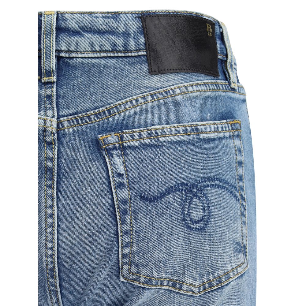 R13 Kick Fit Pants - Cotton Flare Jeans