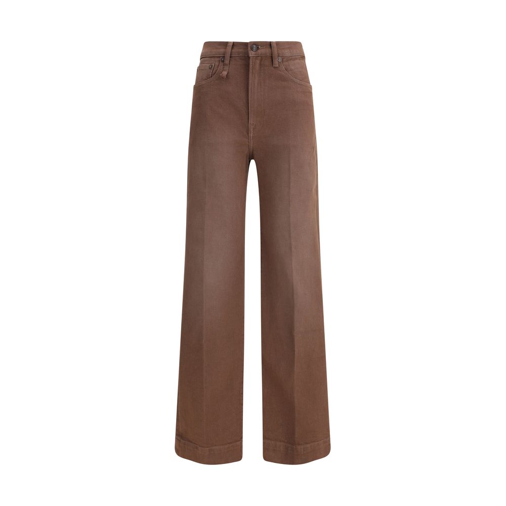 R13 Charlotte Jeans - Wide Leg Cotton Style