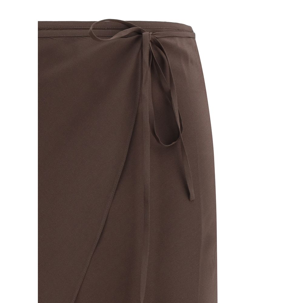 Petar Petrov Silk Midi Skirt