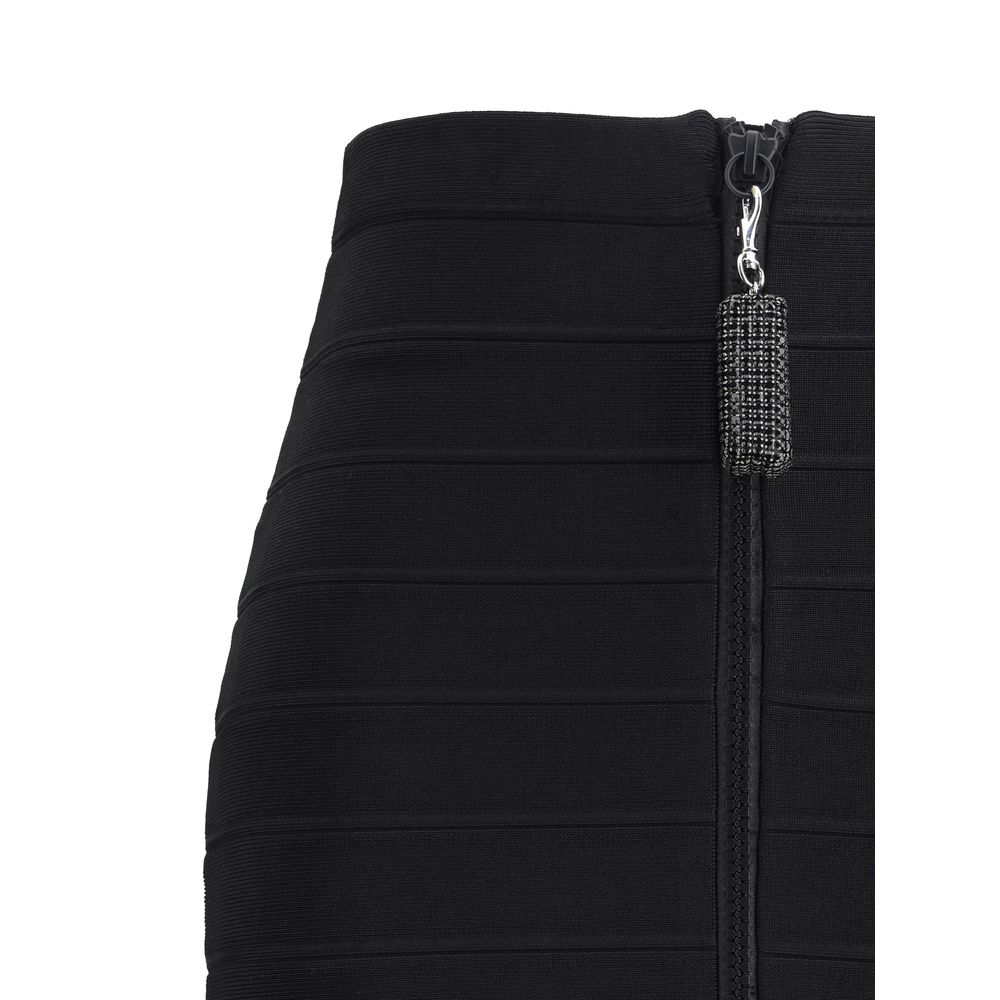 Self-Portrait Lace Detail Midi Skirt