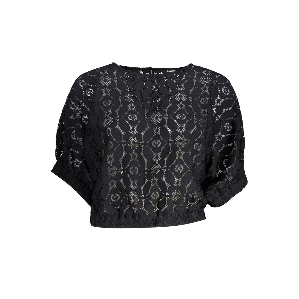 Desigual Black Batwing Top