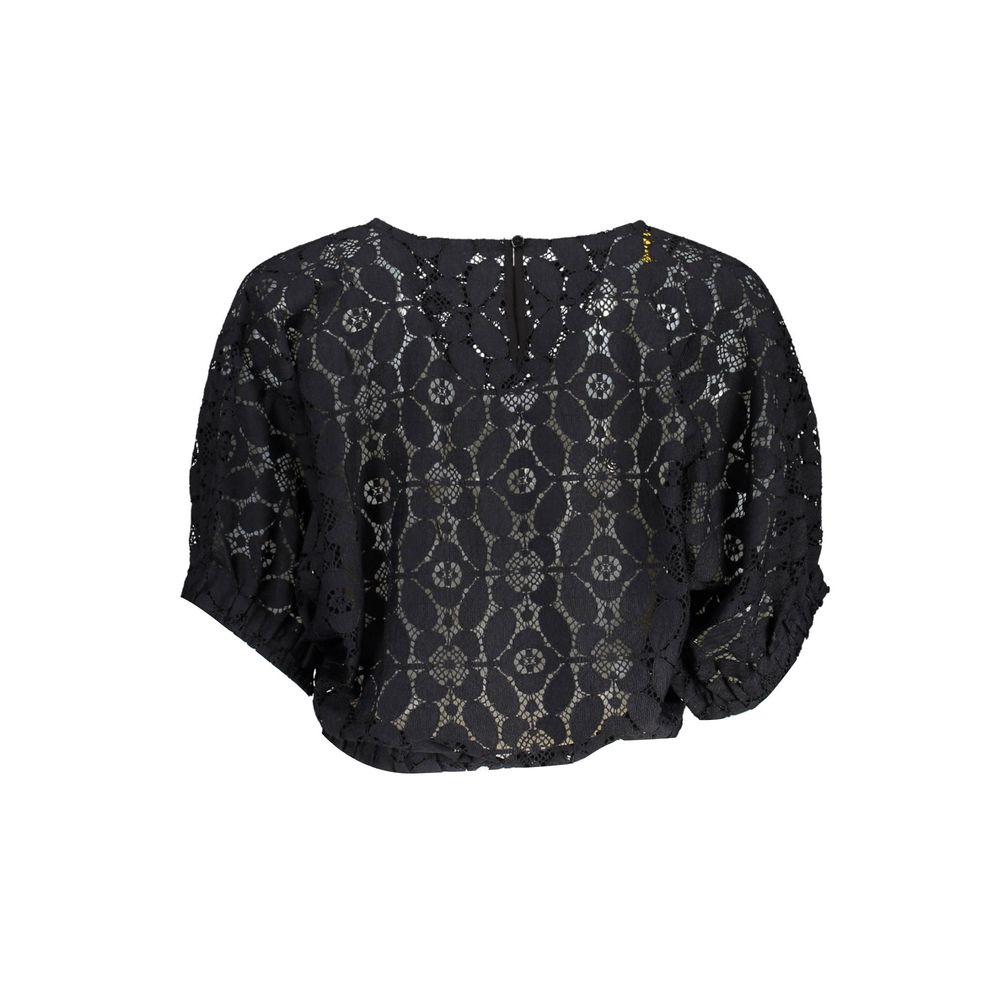 Desigual Black Batwing Top