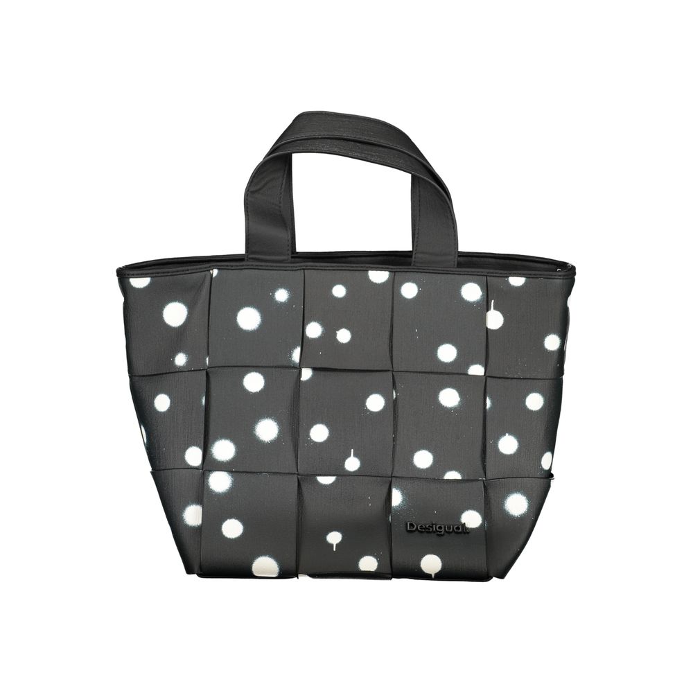 Desigual Black Handbag: Stylish Versatility