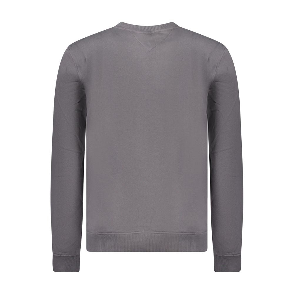 Tommy Hilfiger Gray Cotton Crew Neck Sweater