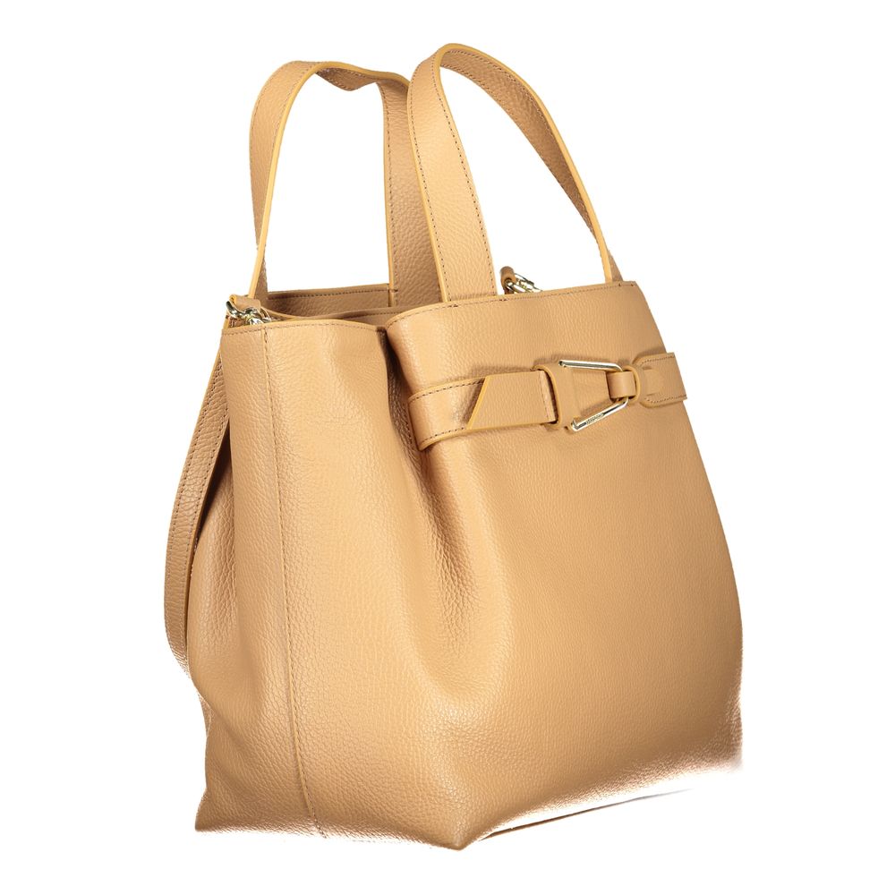 Coccinelle Brown Polyethylene Malory Handbag
