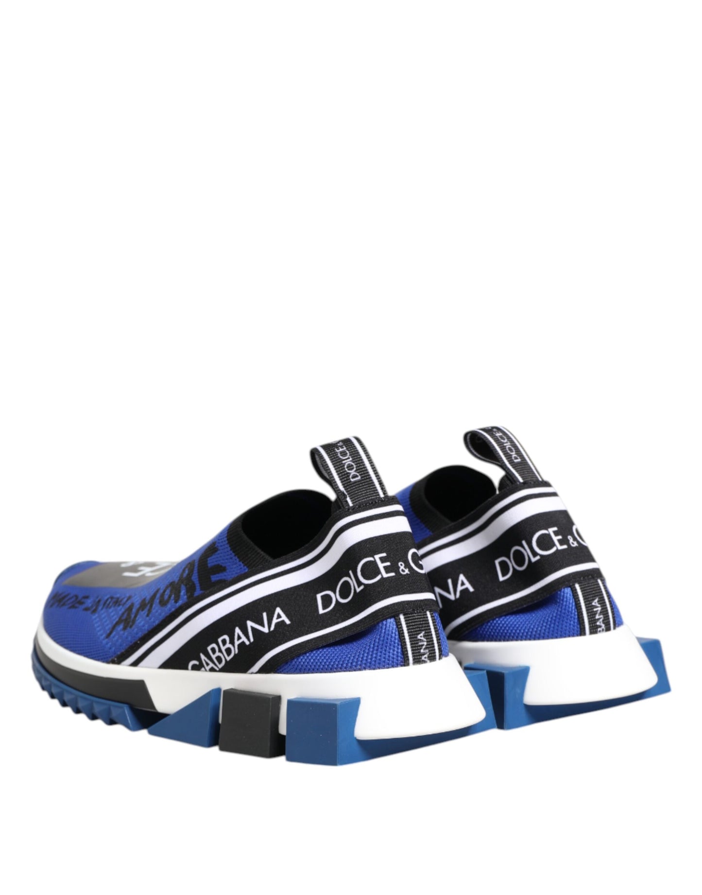 Dolce & Gabbana Blue Logo Low Top Sorrento Sneakers