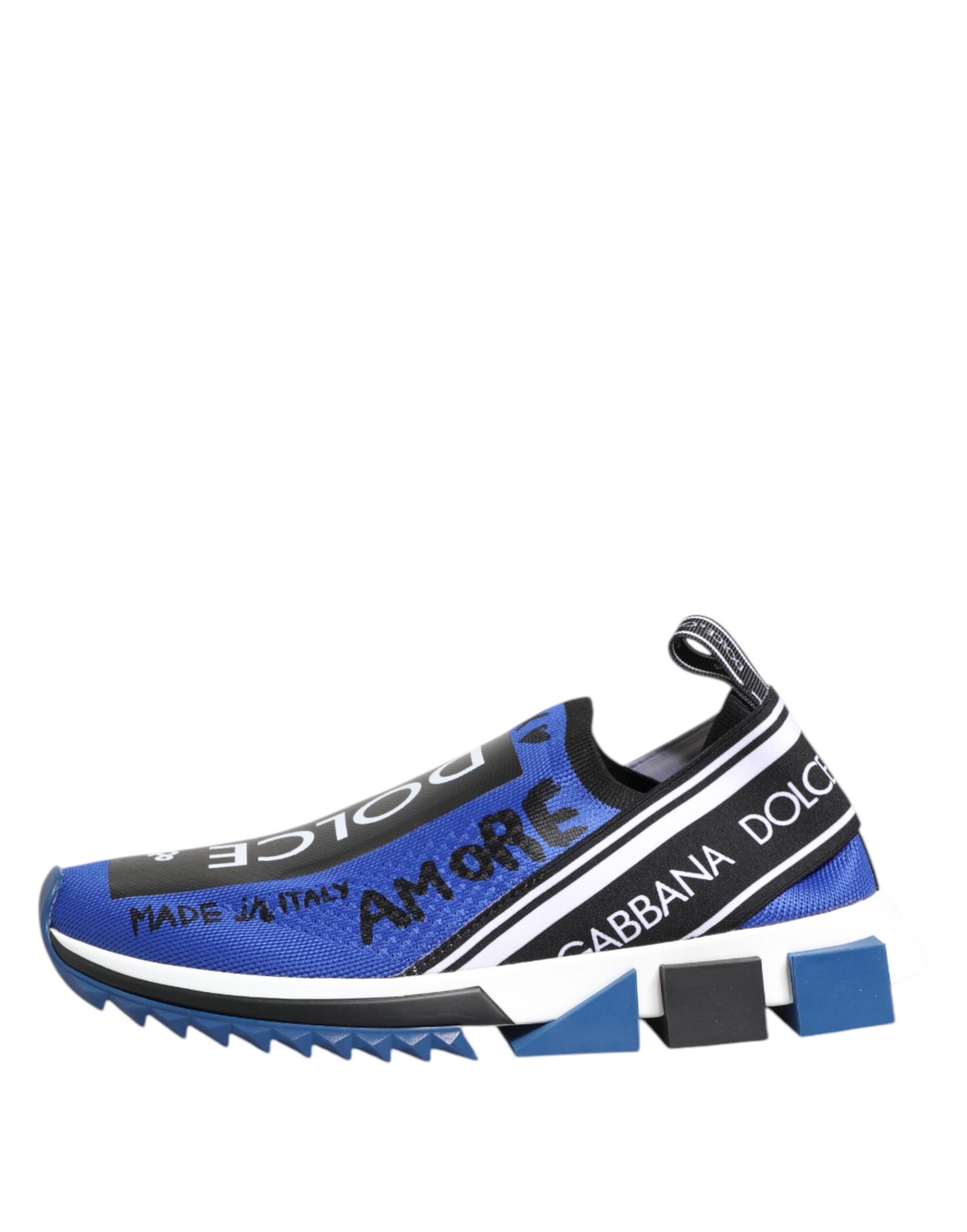Dolce & Gabbana Blue Logo Low Top Sorrento Sneakers