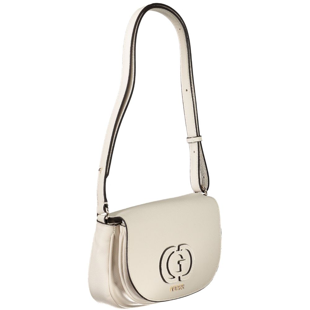 Guess Jeans CALEBRA BAG - White Polyethylene Handbag for Women