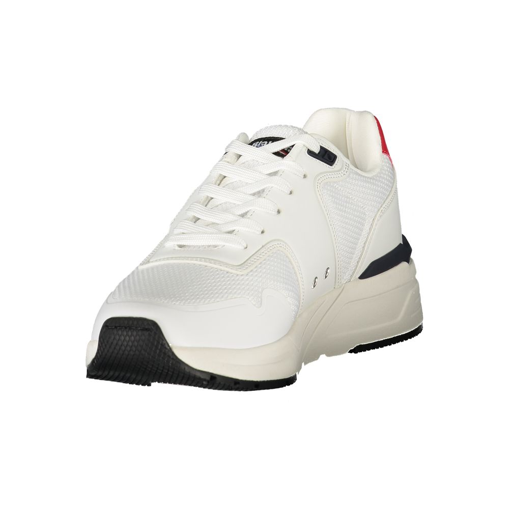 Blauer White Polyester Men Sneaker - Casual Elegance Redefined