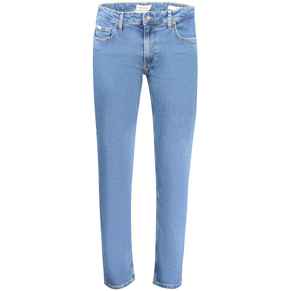Guess Jeans Blue Cotton Men's Slim Fit Jeans