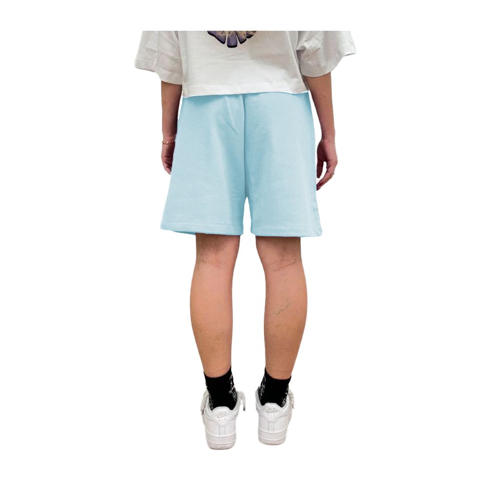 Comme Des Fuckdown Blue Cotton Fleece Shorts